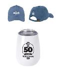WJCT 50 Years Hat and Tumbler